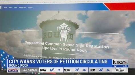 Round Rock leaders warn voters of 'misleading' petition circulating at polls