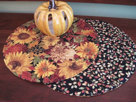 Jetec 8 Pcs Fall Leaves Round Placemats Felt Leaves Round Doily Place-mats 12 in Dining Table Centerpieces Autumn Table Runners Thanksgiving Doilies for Thanksgiving Home Decor() 3.8 out of 5 stars 17. $18.99 $ 18. 99 ($2.37/Count) FREE delivery Wed, Aug 30 on $25 of items shipped by Amazon.