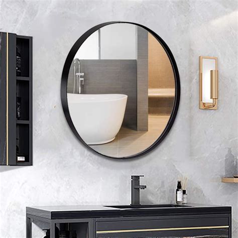 Uttermost Mayfair Round Vanity Decorative Wall Mirror Modern Matte Black Thin Metal Frame 34" Wide for Bathroom Bedroom Living Room Home House Office. Uttermost. 30. $249.99. When purchased online. of 29. Shop Target for black round mirror you will love at great low prices. Choose from Same Day Delivery, Drive Up or Order Pickup plus free .... 