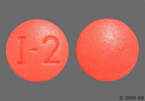 This orange round pill with imprint I-2 