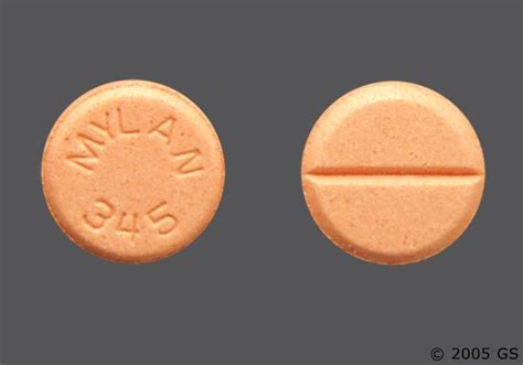 MYLAN 345 . Previous Next. Diazepam Strength 5 mg Imprint MYLAN 345 Color Orange Shape Round View details. 1 / 2 Loading. 54 583 . Previous Next. Furosemide Strength 40 mg Imprint 54 583 Color White ... Round View details. 1 / 4 Loading. E 45. Previous Next. Losartan Potassium Strength 25 mg Imprint E 45 …. 