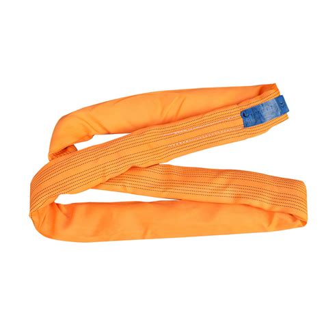 Round sling.  A round sling is a versatile lifting material because it can...