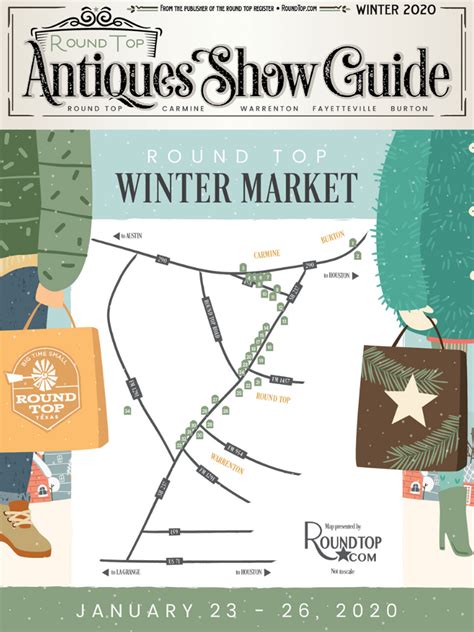 Apr 6, 2024 · 2024 Spring Antiques Show | Thursday, March 14 - Sunday, March 31. 2024 Fall Antiques Show | Thursday, October 10 - Sunday, October 27. 2025 Winter Show | Thursday, January 23 - Sunday, January 26. (The winter show is primarily Year-Round Vendors & Businesses with some pop-ups along Hwy 237) 