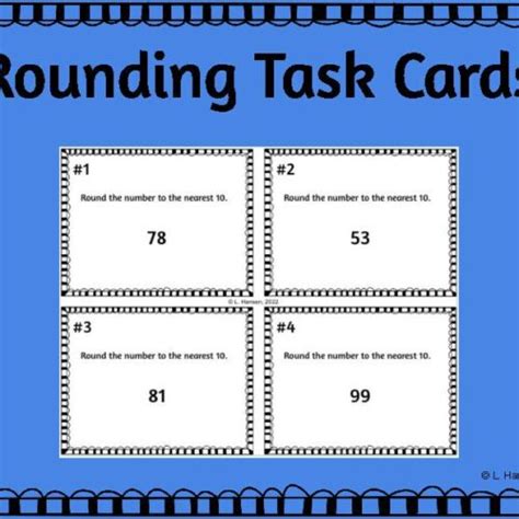 Rounding Task Cards - Classful