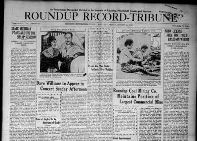 Roundup record tribune.  Search for other Newspapers on The Real Yellow Pages®.  Descrip...