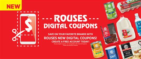 Rouses coupons. Rouses information including grocery store hours, directions, and savings and specials for your local Rouses Supermarket. Skip to content. Search go. Locations; In Store. ... Coupons Delivery & Pickup Weekly Ad. Find a Store. Sign Up for Emails. Get Rouses E-Gift Card. Coupon Delivery & Pickup Weekly Ad. Search Go. Find a Store. 