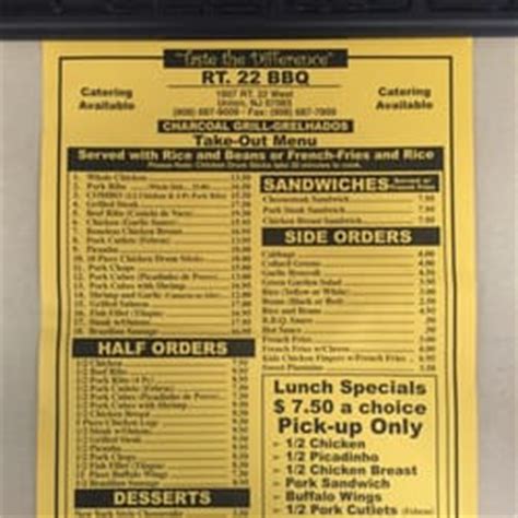 Route 22 barbeque. Website Directions. 22. YEARS. IN BUSINESS. (908) 490-0444. 1771 Front St. Scotch Plains, NJ 07076. CLOSED NOW. From Business: Located just off of the Route 22 corridor, Schiller & Pittenger, P.C. offers the knowledgeable legal service sought by clients throughout north/central New…. 