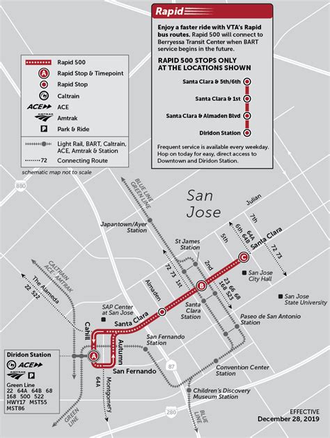 Route 500 Schedule - VTA