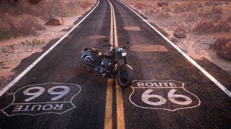 Route 66 harley. Historic Route 66, America’s Mother Road, Harley-Davidson Great Roads. Map that misses out on pointing out where Route 66 actually is and only highlights some attractions instead. If your goal is to follow Route 66, skip on this map and get the 8 state maps and the EZ66 guide instead. Buy from: 10.95 in Stock 
