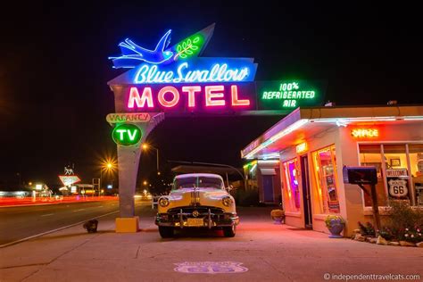 Route 66 motels. Last Updated: 09.Apr.2019. San Bernardino has many classic Route 66 motels and landmarks, the first McDonalds (a museum), the historic Wigwam motel, Desert Inn, Oasis motel, Sands motel and Lido motel are just some of them (see the full list below). There are many service stations too and the historic Santa Fe Railway … 