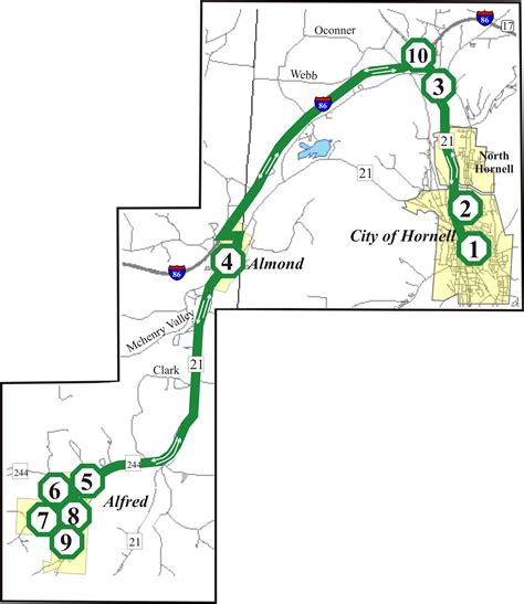 Route Syracuse, NY to Hornell, NY - how-far.net