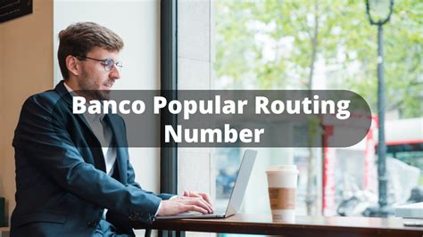Routing Number for Banco Popular de Puerto Rico in Virgin Islands Of The U.S. A routing number is a 9 digit code for identifying a financial institute for the purpose of routing of checks (cheques), fund transfers, direct deposits, e-payments, online payments, etc. to the correct bank branch. 