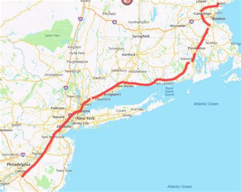 Maine has two main Interstates: I-95 and I-295. I-95 is the longer of the two and runs through Maine for approximately 295 miles. Meanwhile, I-295 is a shorter freeway loop that encircles much of downtown Portland, Maine's largest city. It is approximately 56 miles long.. 