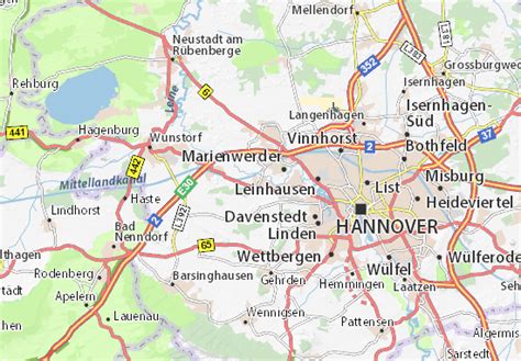 Routenplaner Messegelände Hannover - Seelze - ViaMichelin