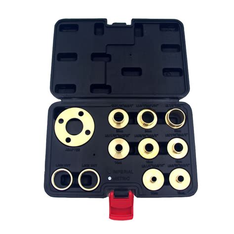 Router Guide Kit 11Pcs/Set Brass Template Router Guides Kit with Lock