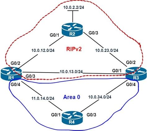 Router rip configuration.  Learn to facilitate route redistribution between local sites...