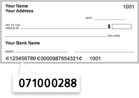 Routing 071000288. 5 days ago · About US Routing Number Checker Tool. T he US Routing Number look-up tool checks the validity of your routing number based on our database of more than 18,000 unique numbers. The tool is provided for informational purposes only. Whilst every effort is made to provide accurate data, users must acknowledge that this website accepts no … 