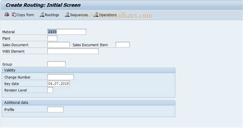 Routing Ca01 Tables in SAP TCodeSearch.com