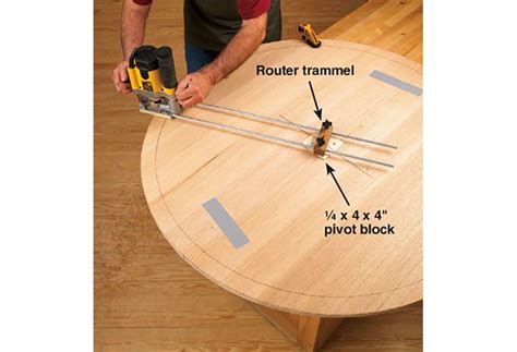 Routing Curves And Circles - Woodworking Archive