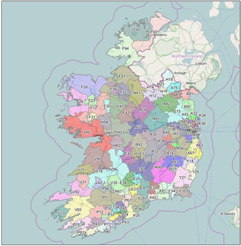 Routing keys for Eircodes in Ireland · GitHub - Gist