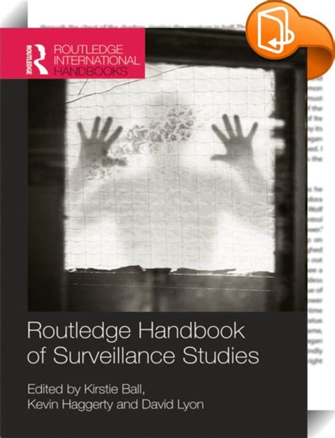 Routledge handbook of surveillance studies by david lyon. - Manual del cocinero, cocinera y repostero.