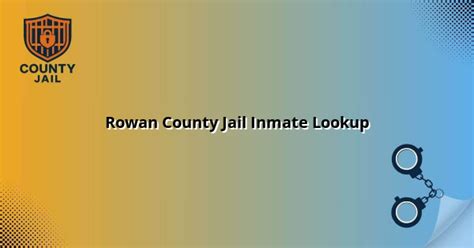 Rowan county inmate search.  Access comprehensive information on Rowan Co Jail, includ...