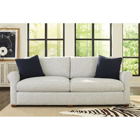 Rowe Aberdeen Transitional Sofa with Rolled Arms