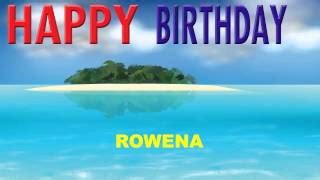 Rowena - Card Tarjeta_1233 - Happy Birthday - YouTube