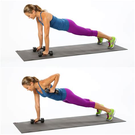 Rows exercise. It is a multifunctional exercise that should be incorporated into anybody's workout. As the name suggests, all you need is a dumbbell. You do not even need to ... 