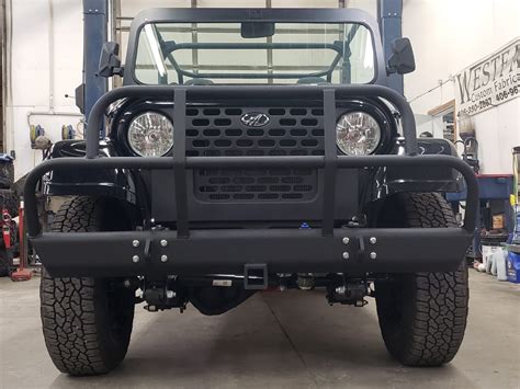 Includes. 2 Clevis mounts for front bumper. Fitment. 18-23 Mahindra Roxor. These heavy-duty bolt-on D-ring mounts are a great addition to your Roxor utilizing the factory bumper mounts and are able to work with your factory bumper. Built with 1/4″ plate and 1/2″ D-Rings they make for great recovery points. Features Heavy duty 1/4' plate ...