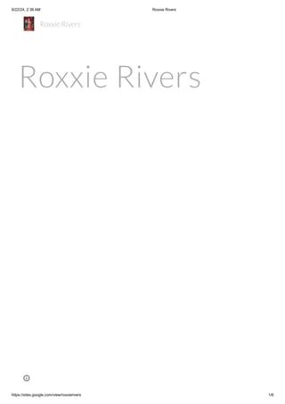 Roxxierivers Onlyfans Leak 💋 +18
