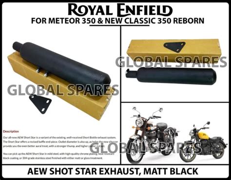 Royal Enfield "AEW SHOT STAR EXHAUST" For Meteor 350 & New Classic 350 …