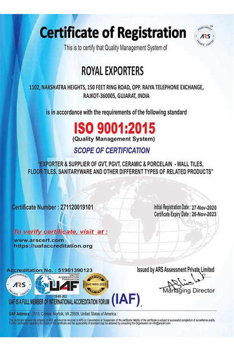 Royal Exporters Corp