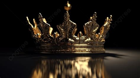 Royal Gold Crown Black Background Stock Video Footage …