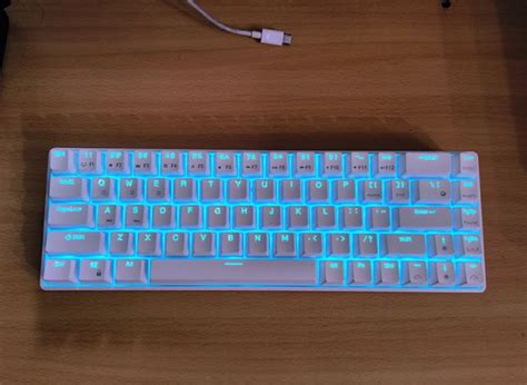 Royal Kludge RK68 Review Blue Backlit Mechanical Keyboard Bluetooth …