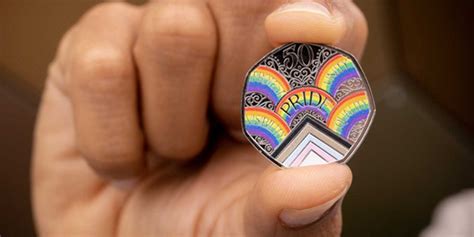 Royal Mint Unveils UK’s First-Ever Rainbow LGBTQ+ 50p Coin