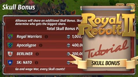 Royal Revolt 2 - Earning Bonus SKulls - Facebook