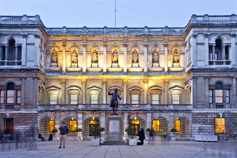Royal Academy of Arts. Opening times. Monday: closed Tuesday–Sunday: 10am–6pm Friday: 10am–9pm . Burlington House entrance. Piccadilly, W1J 0BD. Burlington Gardens entrance. 6 Burlington Gardens, W1S 3ET. Located in the heart of London, the RA is a place where art is made, exhibited and debated. Plan your visit ....