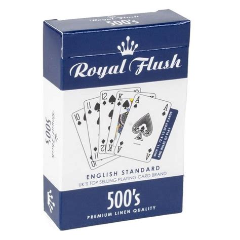 Royal flush play cards