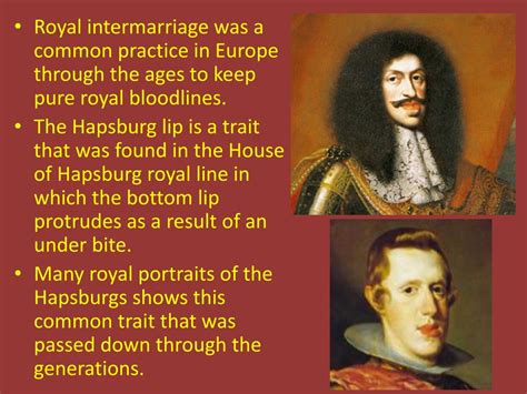 Royal intermarriage. .  ...
