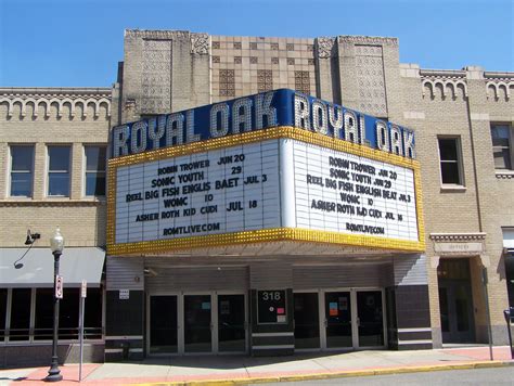 Royal oak theater. All things to do in Royal Oak Commonly Searched For in Royal Oak Theater & Concerts in Royal Oak Popular Royal Oak Categories Things to do near Stagecrafters Baldwin Theatre Explore more top attractions. Good for a Rainy Day Good for Couples Budget-friendly Good for Big Groups Free Entry Adventurous Good for Kids Good for Adrenaline Seekers ... 