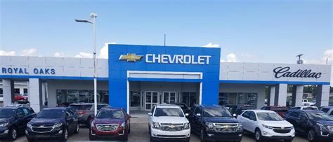 Royal oaks chevrolet. Chevrolet Dealer Inventory at Royal Oaks Chevrolet. New, GM Certified Used & Pre-Owned cars, trucks, SUVs & vans for sale to residents of Benton, Mayfield, Princeton, Metropolis, Murray, Cape Girardeau and Bowling Green. Find lowest available price, incentives, rebates, & discounts 