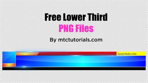 Royalty Free Professional Lower Third S Png Free Lower Third Templates Mtc Tutorials Mtc Tutorials