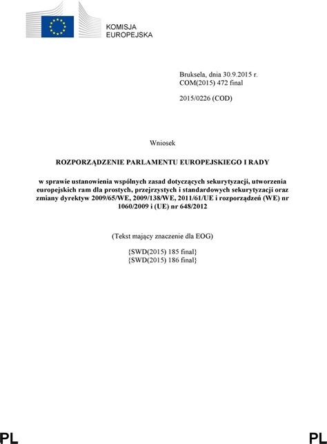 Rozporządzenie Parlamentu Europejskiego i Rady (UE) nr 648/2.