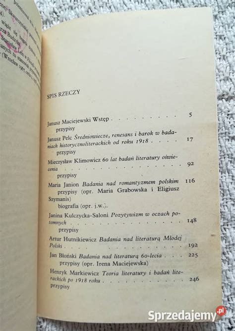 Rozwój wiedzy o literaturze polskiej po 1918 roku. - Publication manual of the american psychological association second edition.