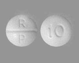 Rp 10 white pill small. Enter the imprint code that appears on the pill. Example: L484; Select the the pill color (optional). Select the shape (optional). Alternatively, search by drug name or NDC code using the fields above. Tip: Search for the imprint first, then refine by color and/or shape if you have too many results. 