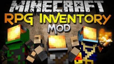 Rpg Inventory Mod 1 12 2 1 11 2 1 10 2 File Minecraft Com