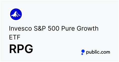 Nov 24, 2023 · A high-level overview of Invesco S&P 500® Pure Growth ETF (RPG) stock. Stay up to date on the latest stock price, chart, news, analysis, fundamentals, trading and investment tools. . 