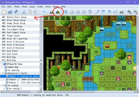 Rpg maker mv widescreen.  I've changed the resolutions using the included plugin ...