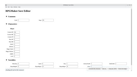 Rpg maker xp save editor download.  For macOS and Linux, you can run it from ...